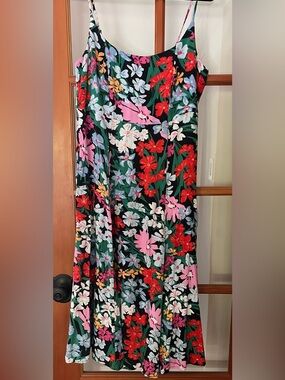 Old Navy Fit and Flare Floral Dress Large